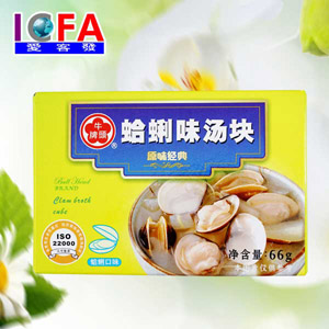 【牛头牌】蛤蜊味汤块66g/盒